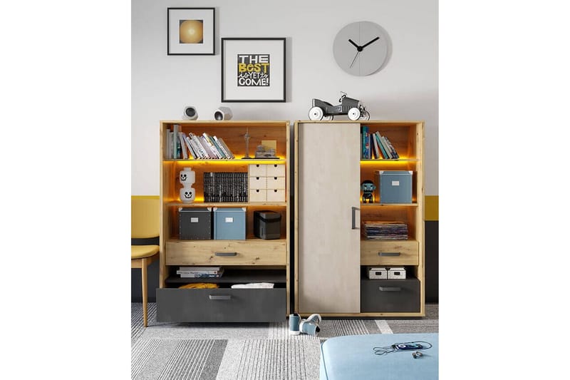 Rathmore Bokhylla 90x42 cm Black - Säilytys - Hylly - Kirjahylly