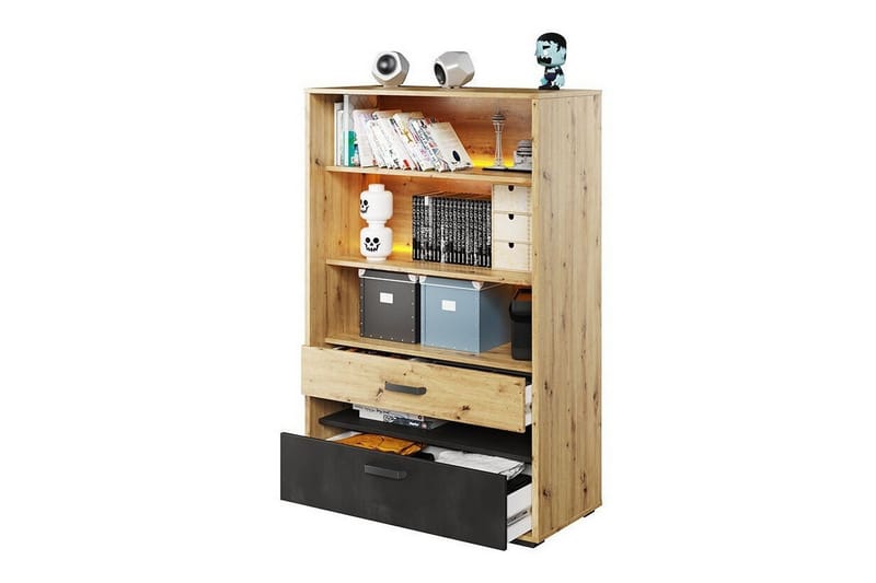 Rathmore Bokhylla 90x42 cm NO_BRAND Black - Säilytys - Hylly - Kirjahylly
