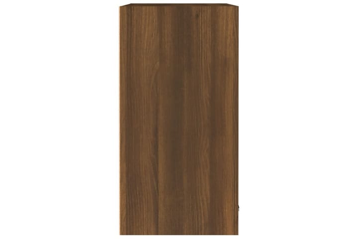 Riippuva kaappi ruskea tammi 60x31x60 cm tekninen puu - Ruskea - Seinähylly - Keittiöhylly - Hylly