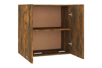Riippuva kaappi savutammi 60x31x60 cm tekninen puu - Ruskea - Säilytys - Hylly - Seinähylly