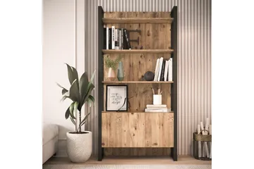 Rinorea kirjahylly 90 cm tammi - Vaaleanruskea - Säilytys - Hylly - Kirjahylly