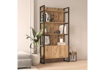 Rinorea kirjahylly 90 cm tammi - Vaaleanruskea - Säilytys - Hylly - Kirjahylly