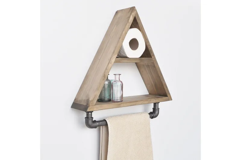 Säilytyshylly Arthur Putki/Puu - Säilytys - Hylly - Seinähylly