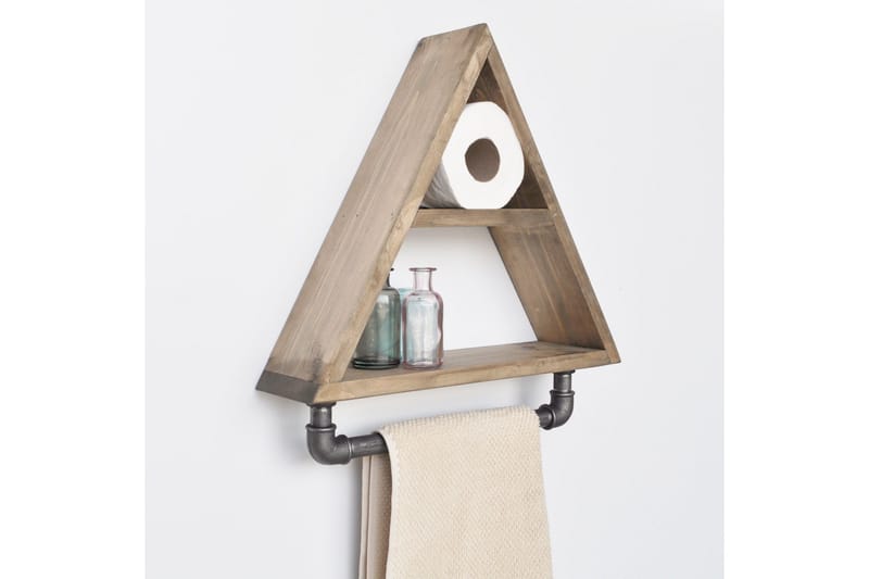 Säilytyshylly Arthur Putki/Puu - Säilytys - Hylly - Seinähylly