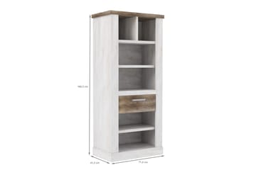 Säilytyshylly Breage 41x71 cm - Ruskea/Valkoinen - Säilytys - Hylly - Kirjahylly