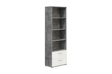 Säilytyshylly Ferril 60x188 cm - Harmaa - Säilytys - Hylly - Kirjahylly