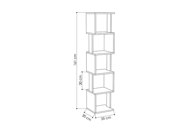 Säilytyshylly Garduno - Säilytys - Hylly - Kirjahylly