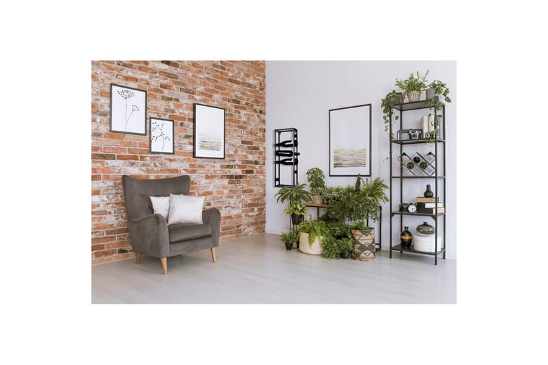 Viinipulloteline Mirrors & More Annabell - Säilytys - Hylly - Säilytyshylly - Viiniteline & viinihylly