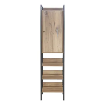 Viiniteline Bjeldor Rustic melamiini 44x40x180 cm - ruskea - Säilytys - Hylly - Säilytyshylly - Viiniteline & viinihylly