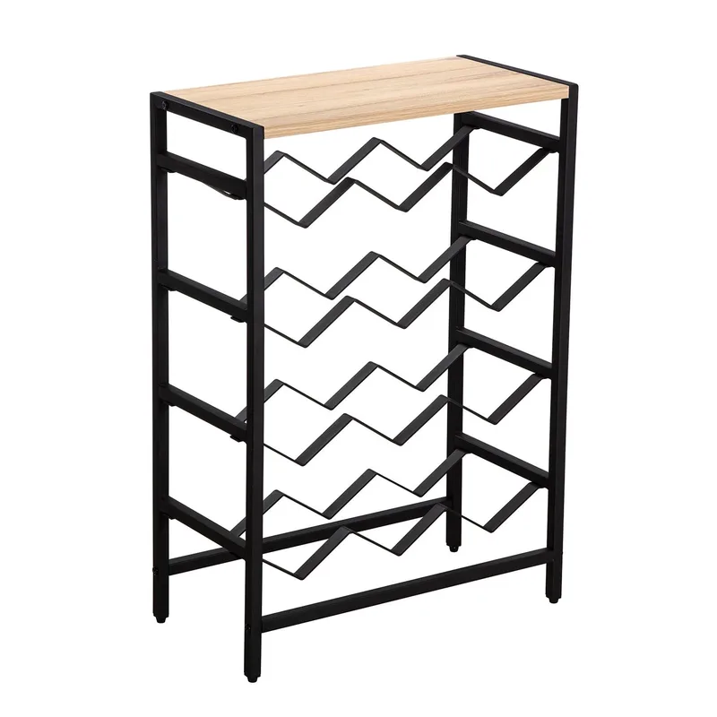 Viiniteline Bjeldor Rustic melamiini 48x24x70 cm, ruskea