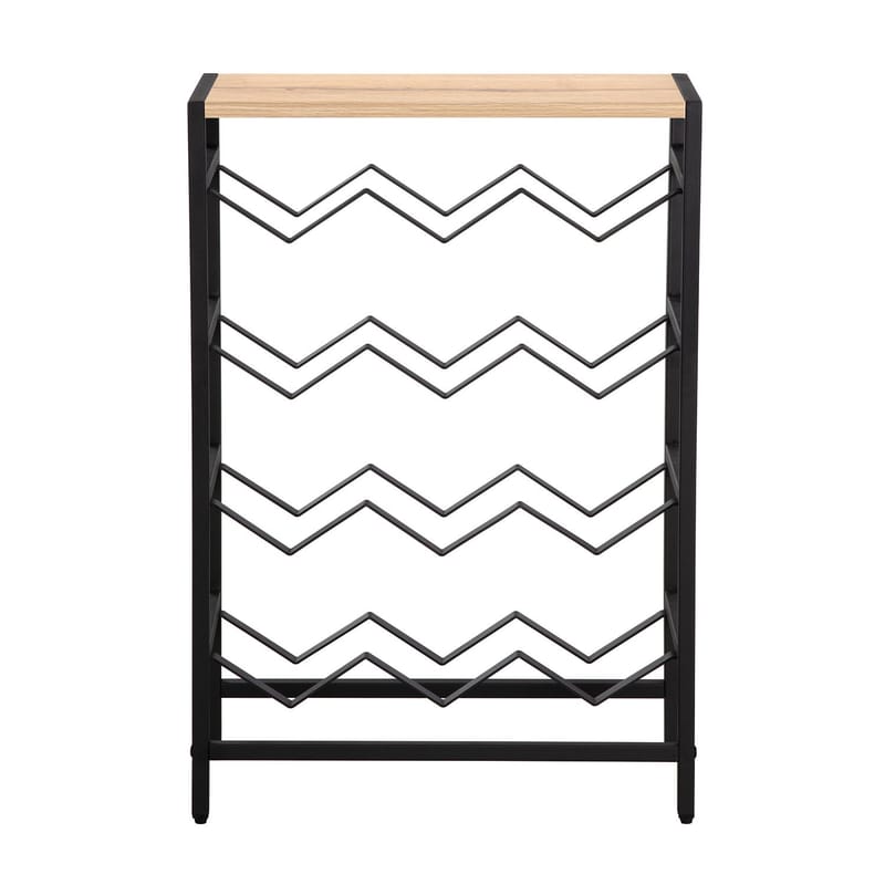 Viiniteline Bjeldor Rustic melamiini 48x24x70 cm - ruskea - Säilytys - Hylly - Säilytyshylly - Viiniteline & viinihylly