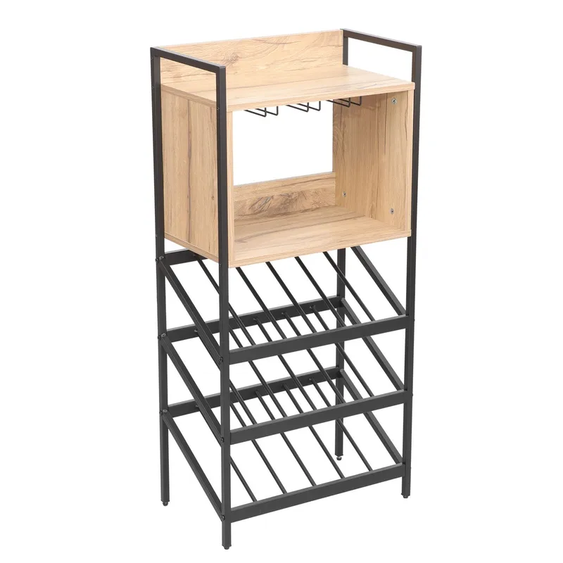 Viiniteline Bjeldor Rustic melamiini 51x30x108 cm, rustiikkinen