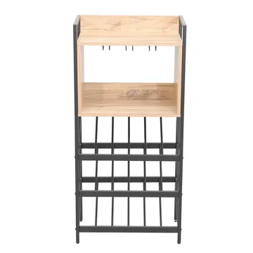 Viiniteline Bjeldor Rustic melamiini 51x30x108 cm - rustiikkinen - Säilytys - Hylly - Säilytyshylly - Viiniteline & viinihylly