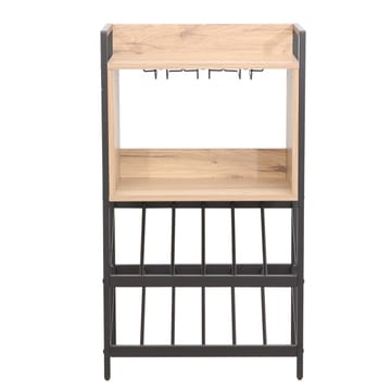 Viiniteline Bjeldor Rustic melamiini 51x30x90 cm - rustiikkinen - Säilytys - Hylly - Säilytyshylly - Viiniteline & viinihylly