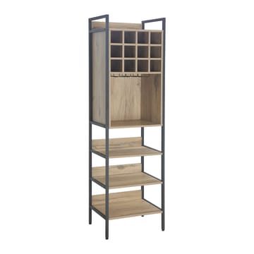 Viiniteline Bjeldor Rustic melamiini 52x40x180 cm - ruskea - Säilytys - Hylly - Säilytyshylly - Viiniteline & viinihylly