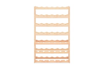 Viinipulloteline 42 pullolle mänty - Beige - Säilytys - Hylly - Säilytyshylly - Viiniteline & viinihylly