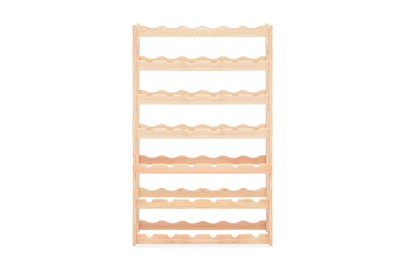 Viinipulloteline 42 pullolle mänty - Beige - Säilytys - Hylly - Säilytyshylly - Viiniteline & viinihylly