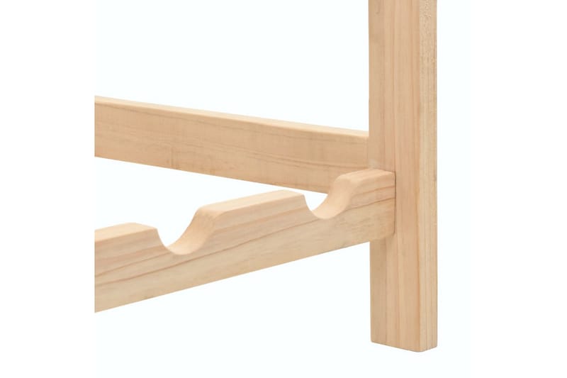 Viinipulloteline setripuu 57,5 x 28 x 102 cm - Ruskea - Säilytys - Hylly - Säilytyshylly - Viiniteline & viinihylly