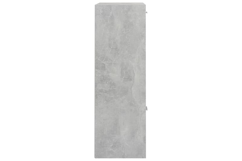 Säilytyskaappi betoninharmaa 60x29,5x90 cm lastulevy - Harmaa - Säilytys - Hylly - Kirjahylly