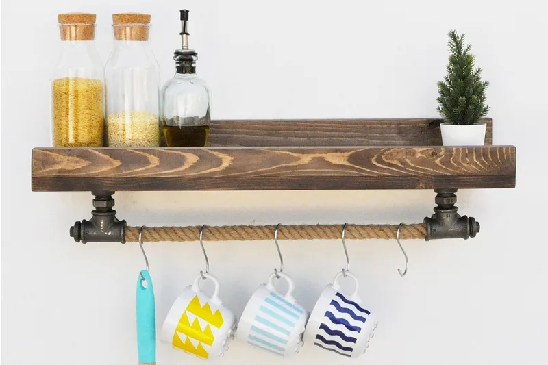 Säilytyskaluste Valid 60 cm - Musta - Säilytys - Hylly - Seinähylly