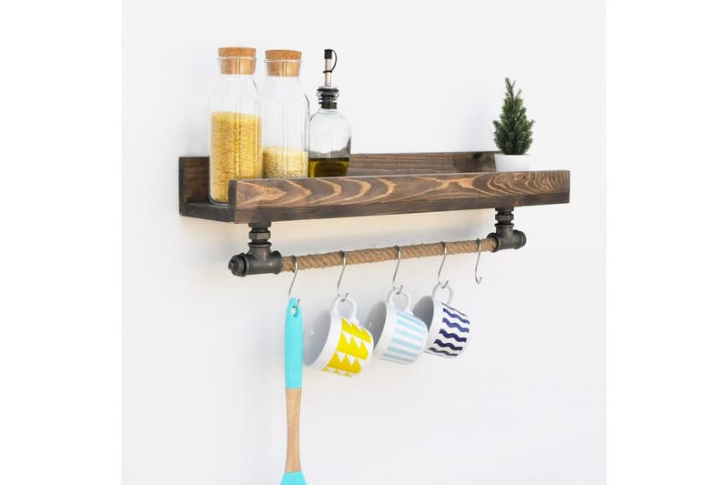 Säilytyskaluste Valid 60 cm - Musta - Säilytys - Hylly - Seinähylly