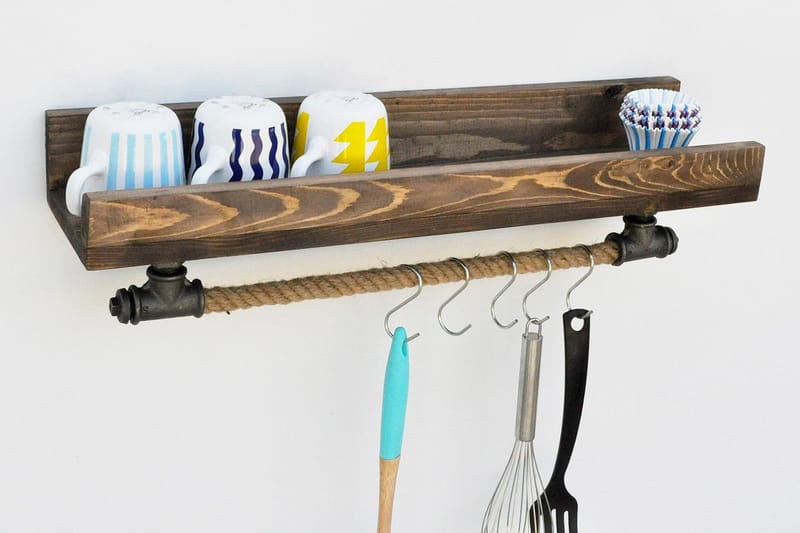 Säilytyskaluste Valid 60 cm - Musta - Säilytys - Hylly - Seinähylly