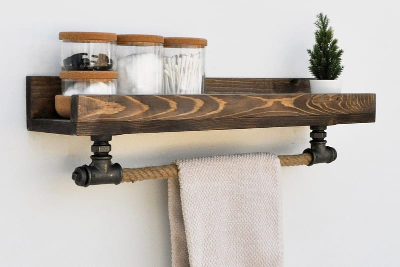 Säilytyskaluste Valid 60 cm - Musta - Säilytys - Hylly - Seinähylly