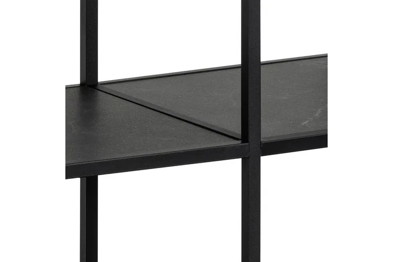 Saklani Kirjahylly 120 cm - Musta - Säilytys - Hylly - Kirjahylly