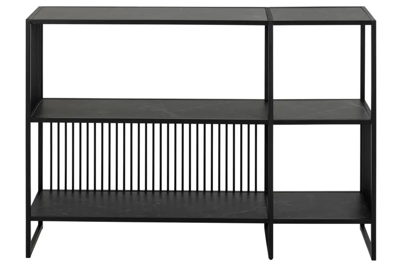Saklani Kirjahylly 120 cm - Musta - Säilytys - Hylly - Kirjahylly
