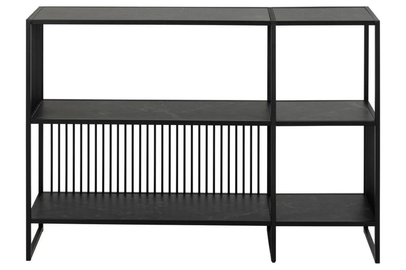Saklani Kirjahylly 120 cm - Musta - Säilytys - Hylly - Kirjahylly