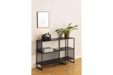 Saklani Kirjahylly 120 cm - Musta - Säilytys - Hylly - Kirjahylly