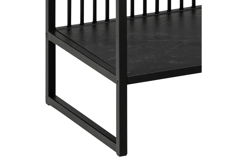 Saklani Kirjahylly 120 cm - Musta - Säilytys - Hylly - Kirjahylly