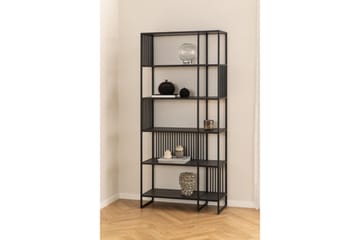 Saklani Kirjahylly 85 cm - Musta - Säilytys - Hylly - Kirjahylly