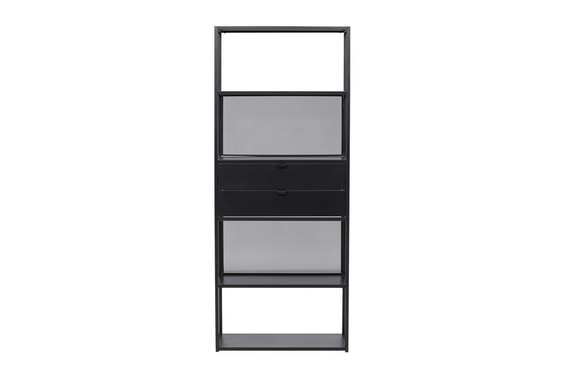 Santiago Kirjahylly 80x40 cm - Musta - Säilytys - Hylly - Kirjahylly
