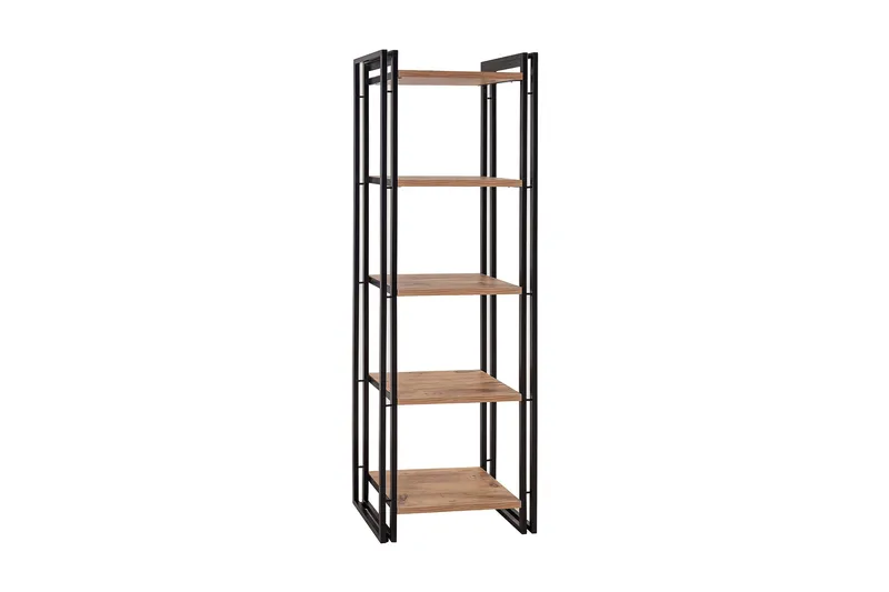 Sapphira kirjahylly 60 cm pähkinä, Vaaleanruskea