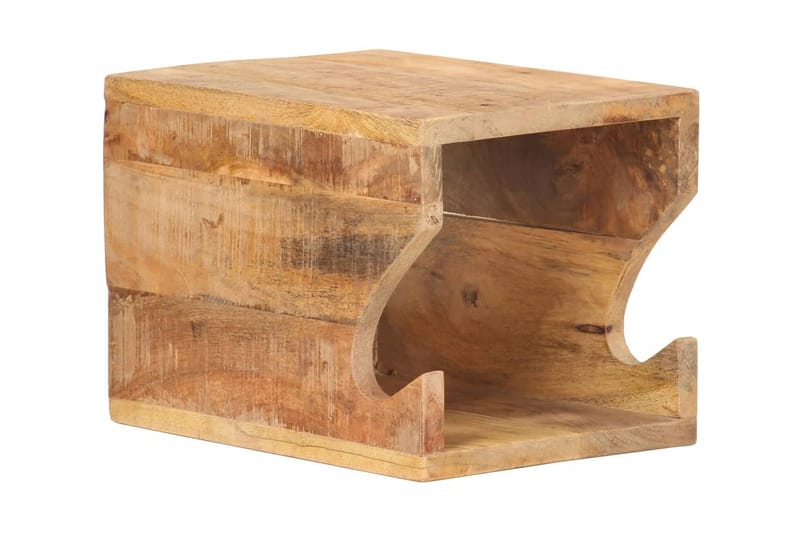 Seinään kiinnitettävä polkupyöräteline 35x25x25 cm mangopuu - Säilytys - Hylly - Seinähylly