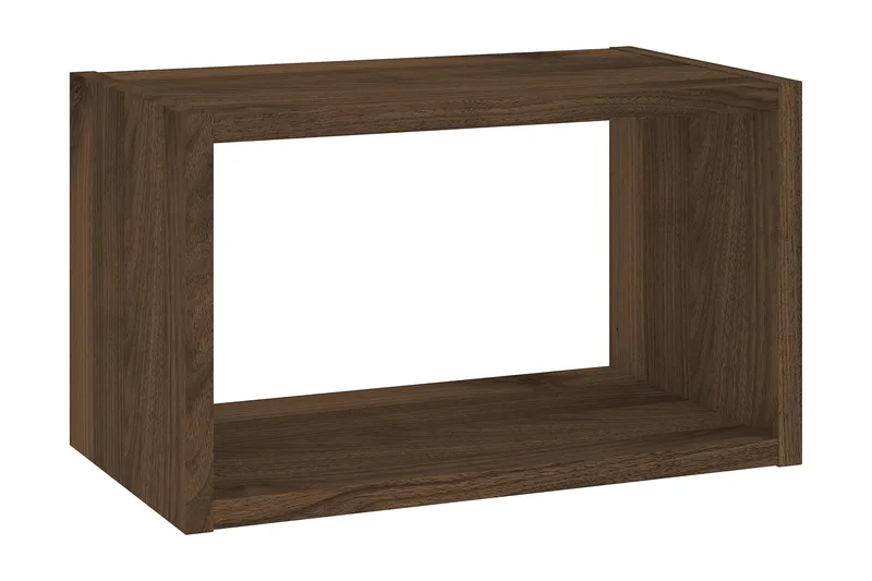 Seinähylly Abner 44 cm, Pähkinä