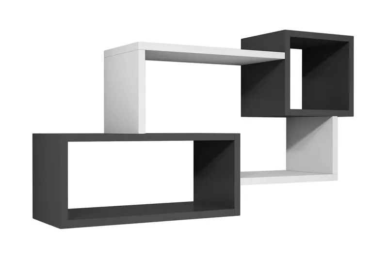 Seinähylly Afronda-seinähylly Vit,Grå, undefined