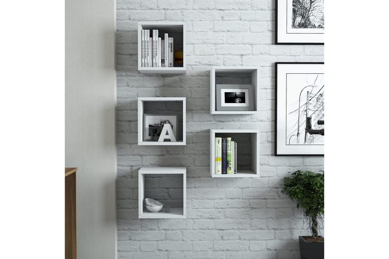 Seinähylly Amtorp 30 cm - Valkoinen - Säilytys - Hylly - Seinähylly
