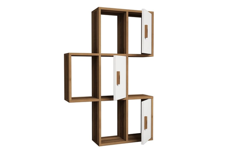 Seinähylly Amtorp 75 cm - Ruskea/Valkoinen - Säilytys - Hylly - Seinähylly