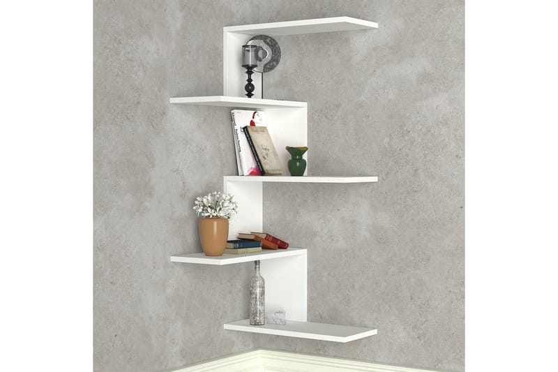 Seinähylly Annax - Säilytys - Hylly - Kulmahylly