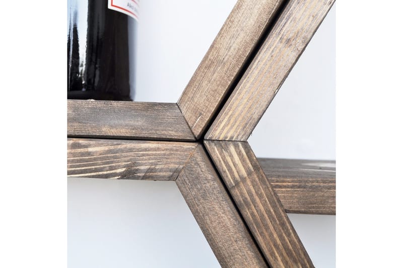 Seinähylly Arthur 5 Kuusikulmio - Säilytys - Hylly - Seinähylly