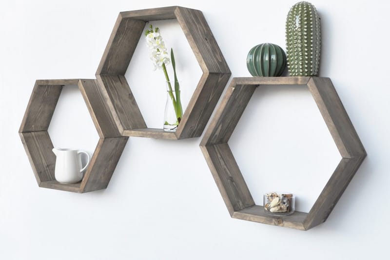 Seinähylly Arthur Kuusikulmio - Säilytys - Hylly - Seinähylly