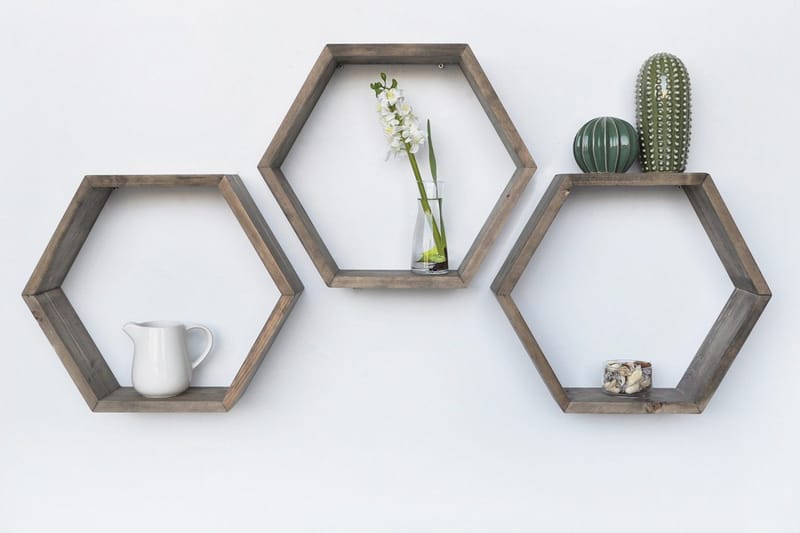 Seinähylly Arthur Kuusikulmio - Säilytys - Hylly - Seinähylly