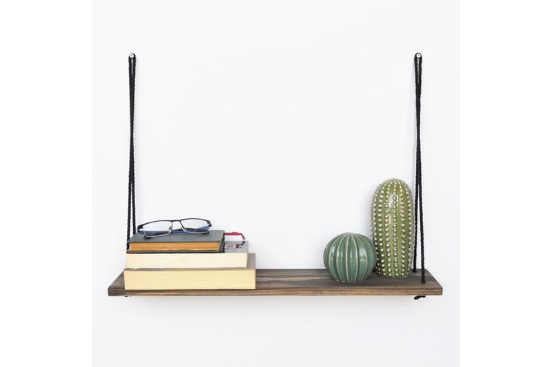 Seinähylly Arthur Naru - Tummanruskea - Säilytys - Hylly - Seinähylly