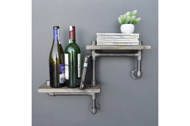 Seinähylly Arthur Putki/Puu - Säilytys - Hylly - Seinähylly