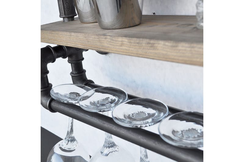 Seinähylly Arthur Putki/Puu - Kotitalous - Baari & viini - Viinitarvikkeet - Lasiteline