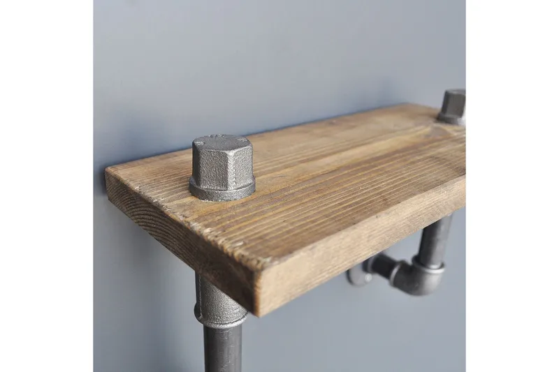 Seinähylly Arthur Putki/Puu - Säilytys - Hylly - Seinähylly