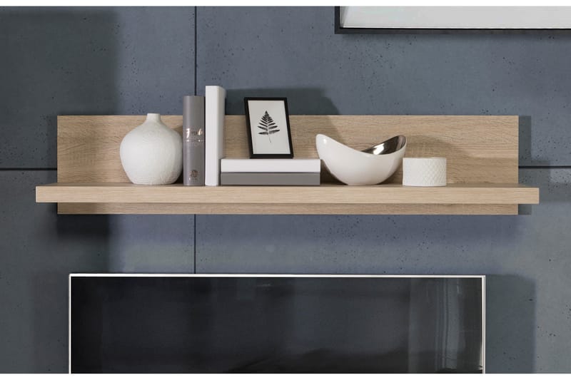 Seinähylly Bankso 22x120 cm - Ruskea - Säilytys - Hylly - Seinähylly