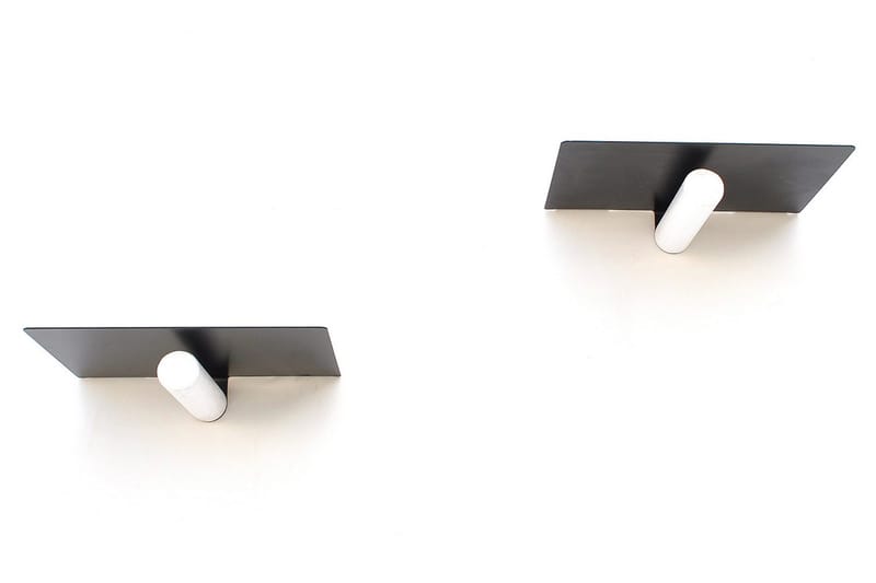 Seinähylly Befus 21 cm - Musta/Valkoinen - Säilytys - Hylly - Seinähylly